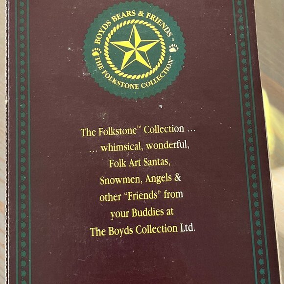 Retired Boyds Bears Folkstone Miliken Von Hinden Moose Christmas Figurine - Picture 8 of 10